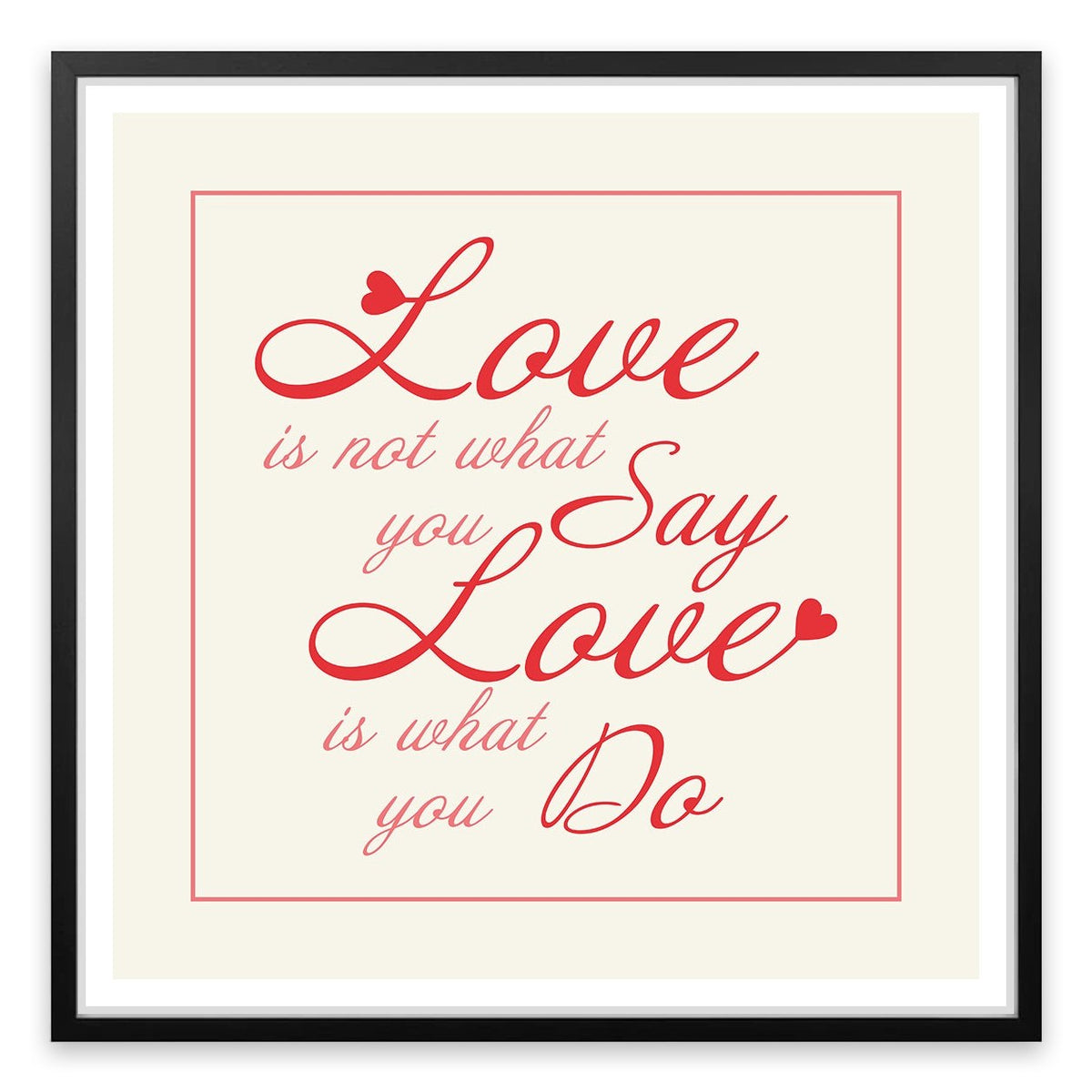 Love is what you do