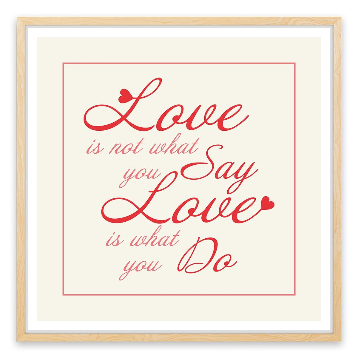 Love is what you do