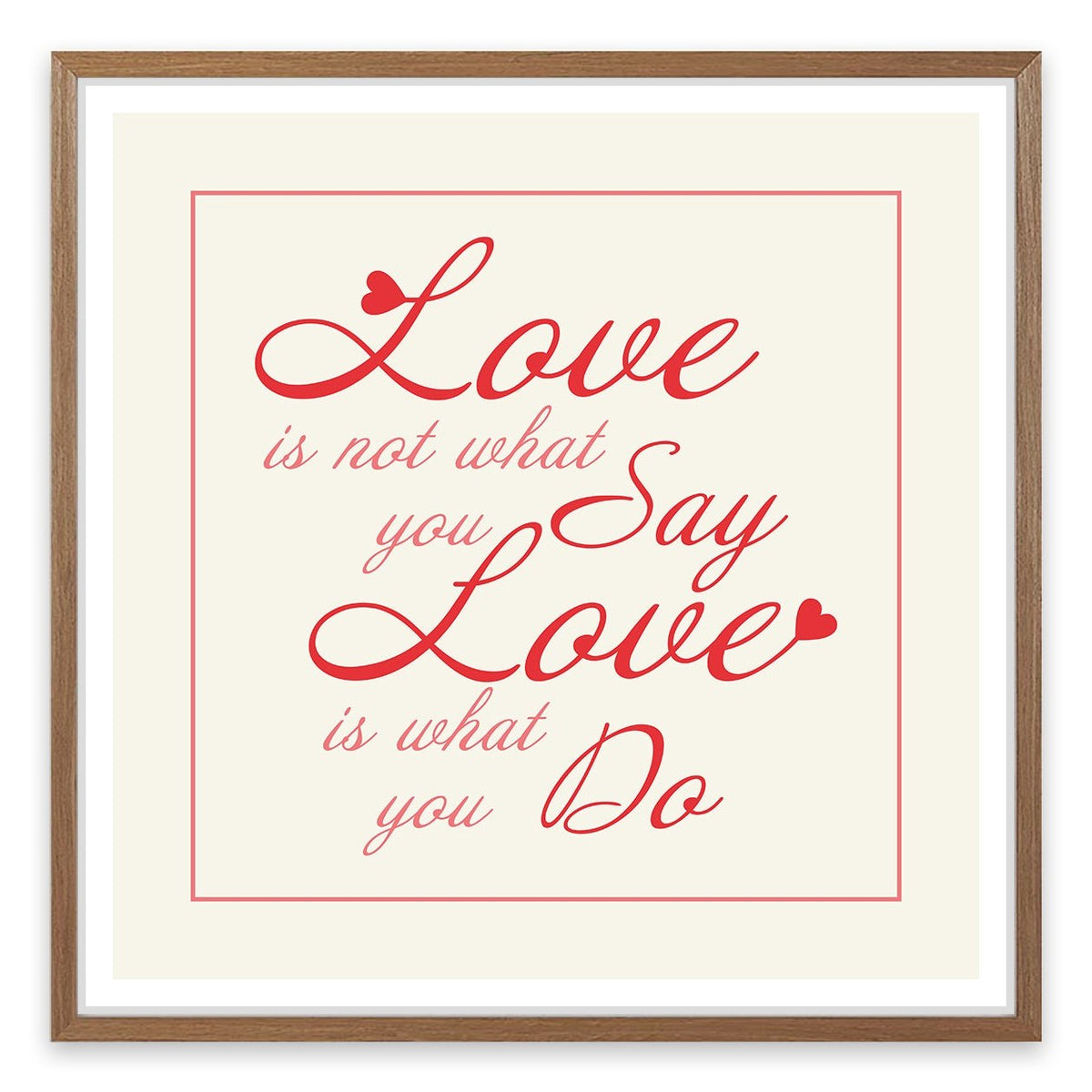Love is what you do