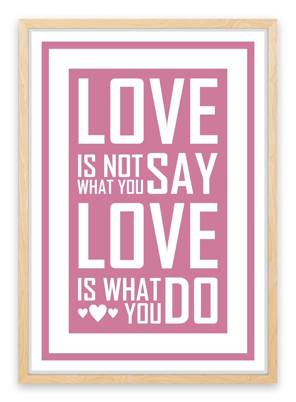 Love is what you do