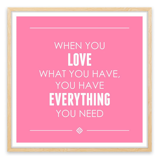Everything you need