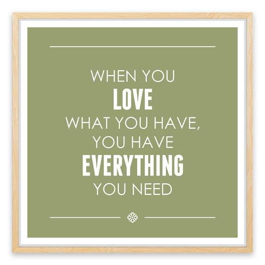 Everything you need