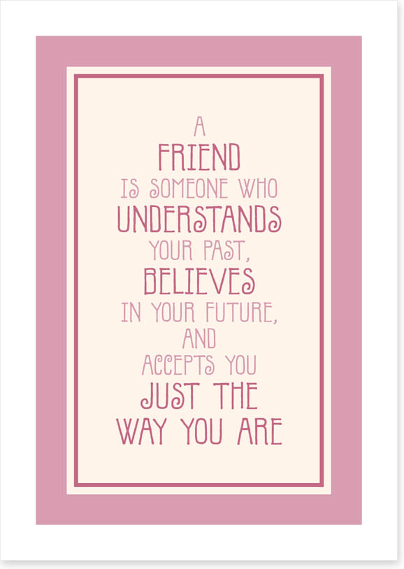 Just the way you are