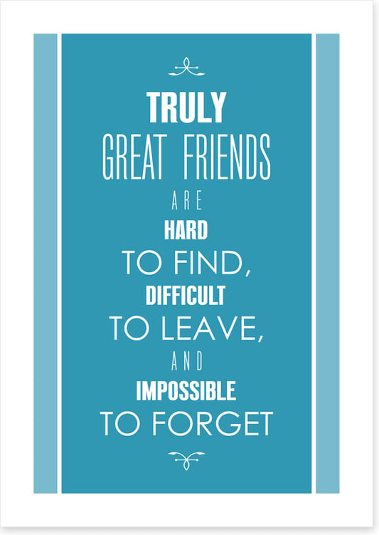 Impossible to forget