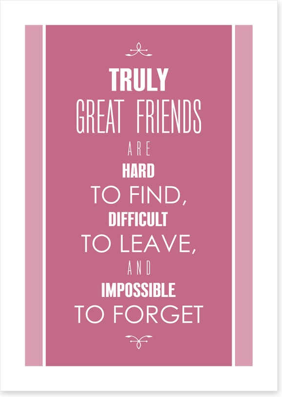 Impossible to forget