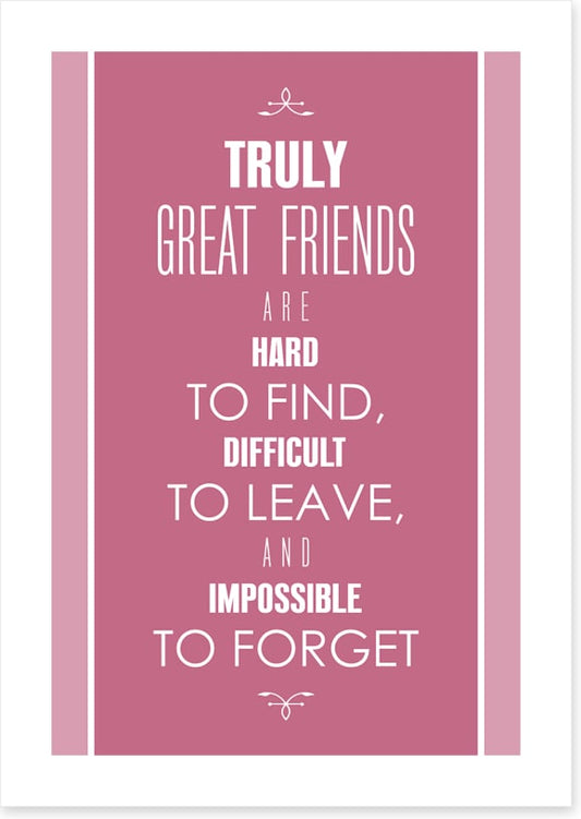 Impossible to forget