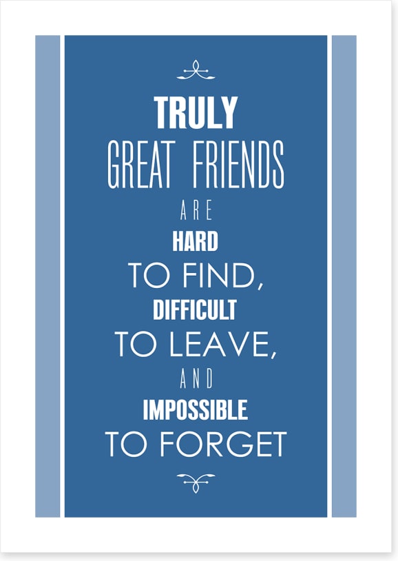 Impossible to forget