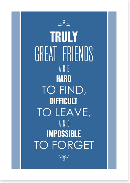 Impossible to forget