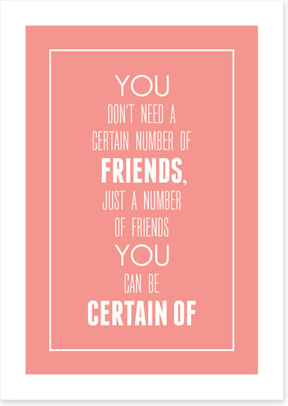 Certain of