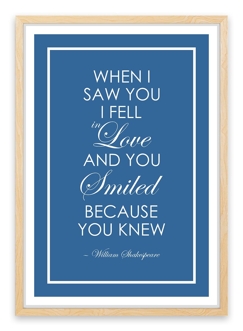 Because you knew