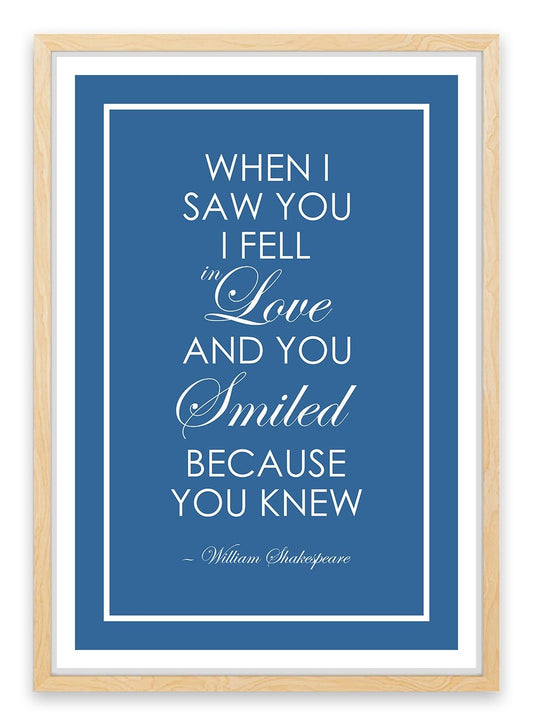 Because you knew