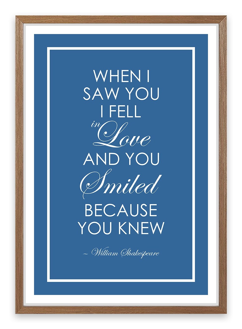 Because you knew
