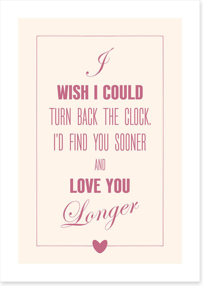 Love you longer
