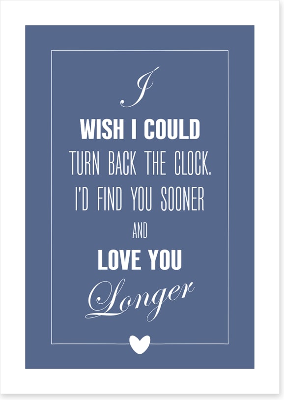 Love you longer