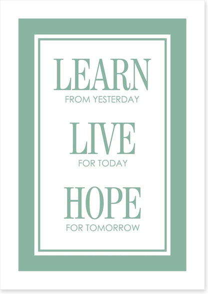 Live for today