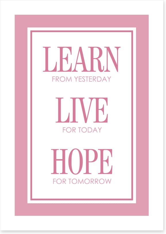 Live for today