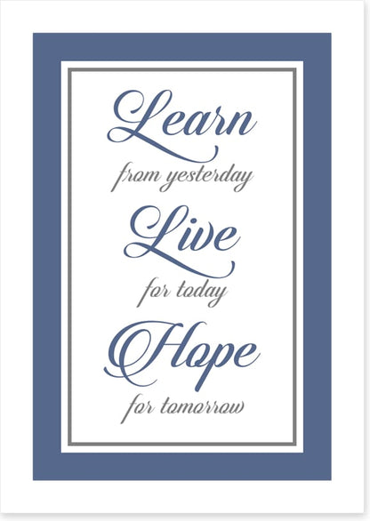 Live for today
