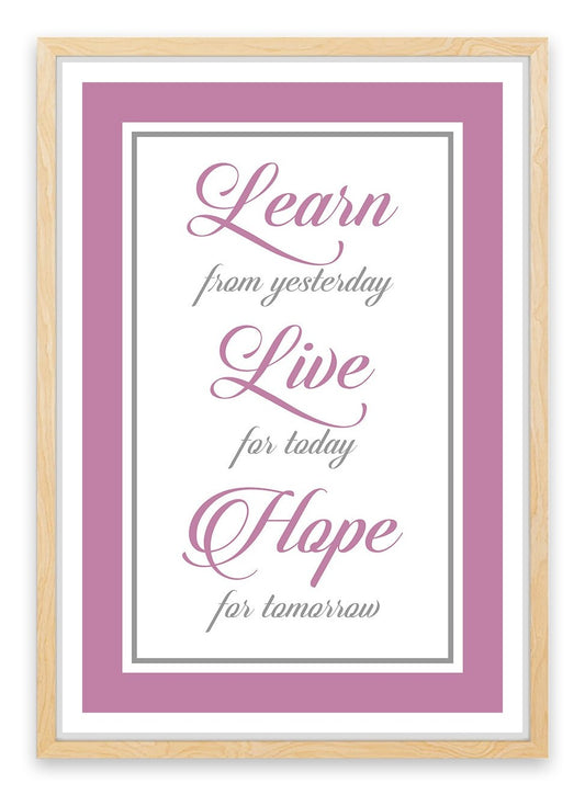 Live for today