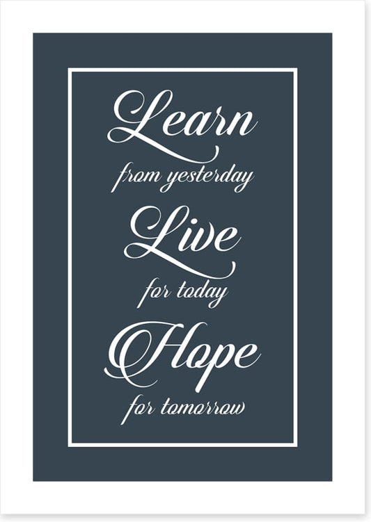 Live for today