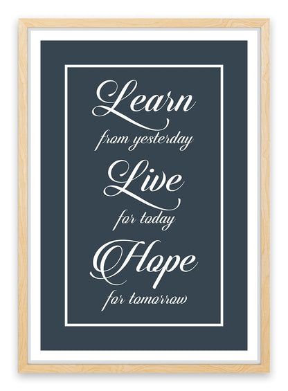 Live for today