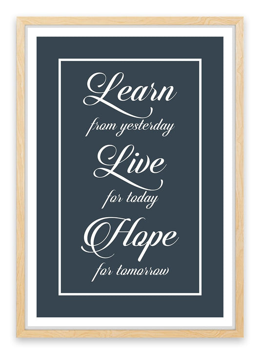 Live for today