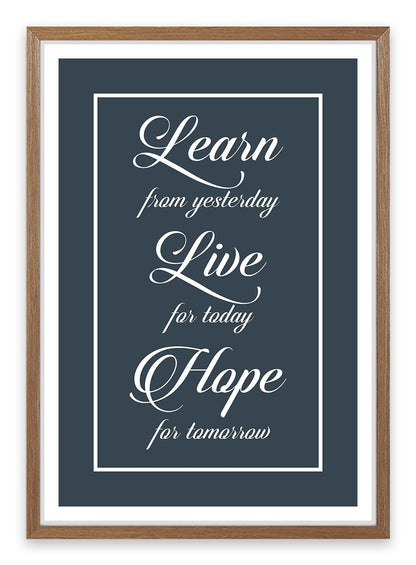Live for today
