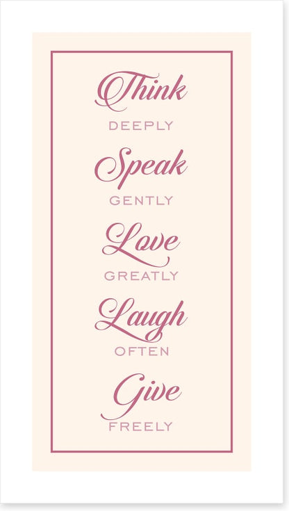 Give freely