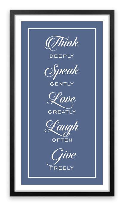 Give freely