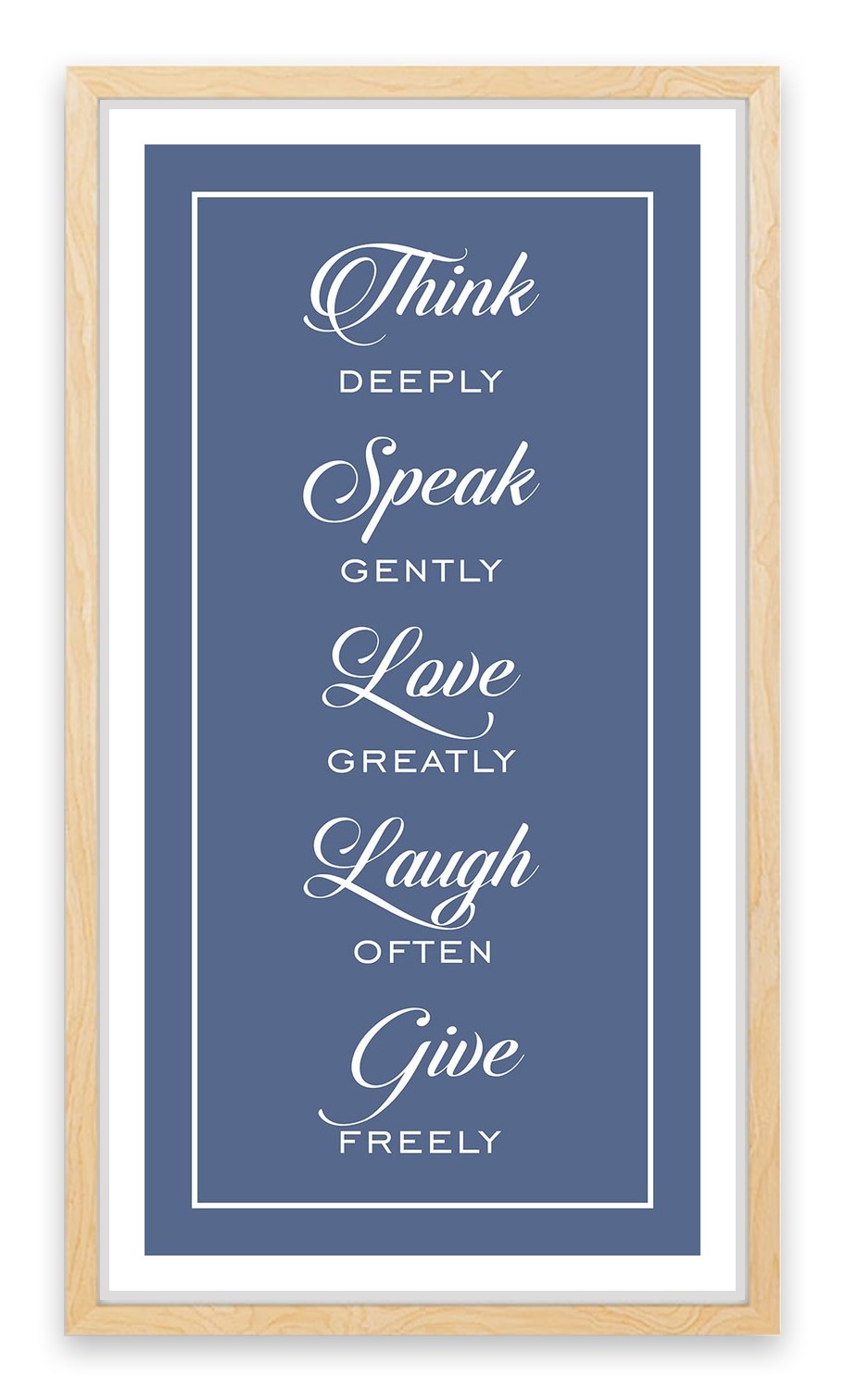 Give freely
