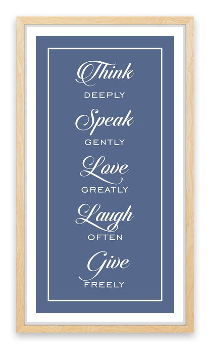 Give freely