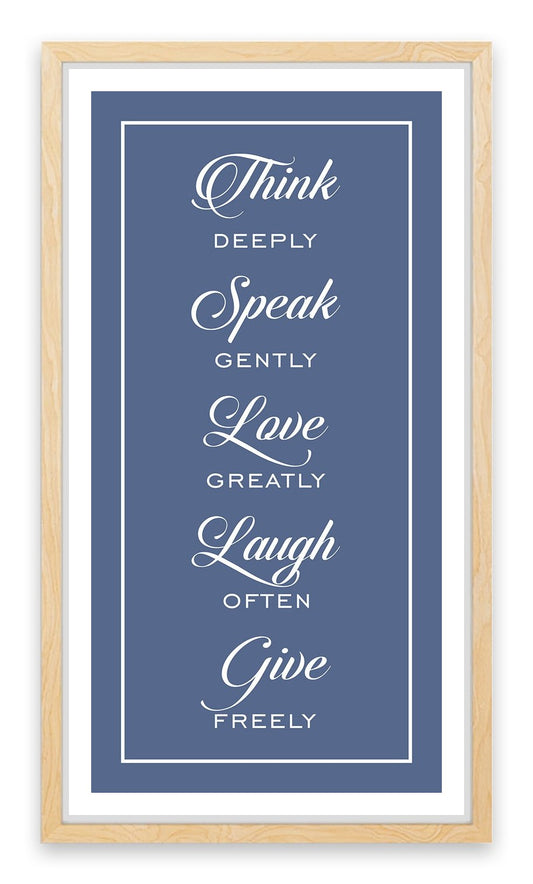 Give freely