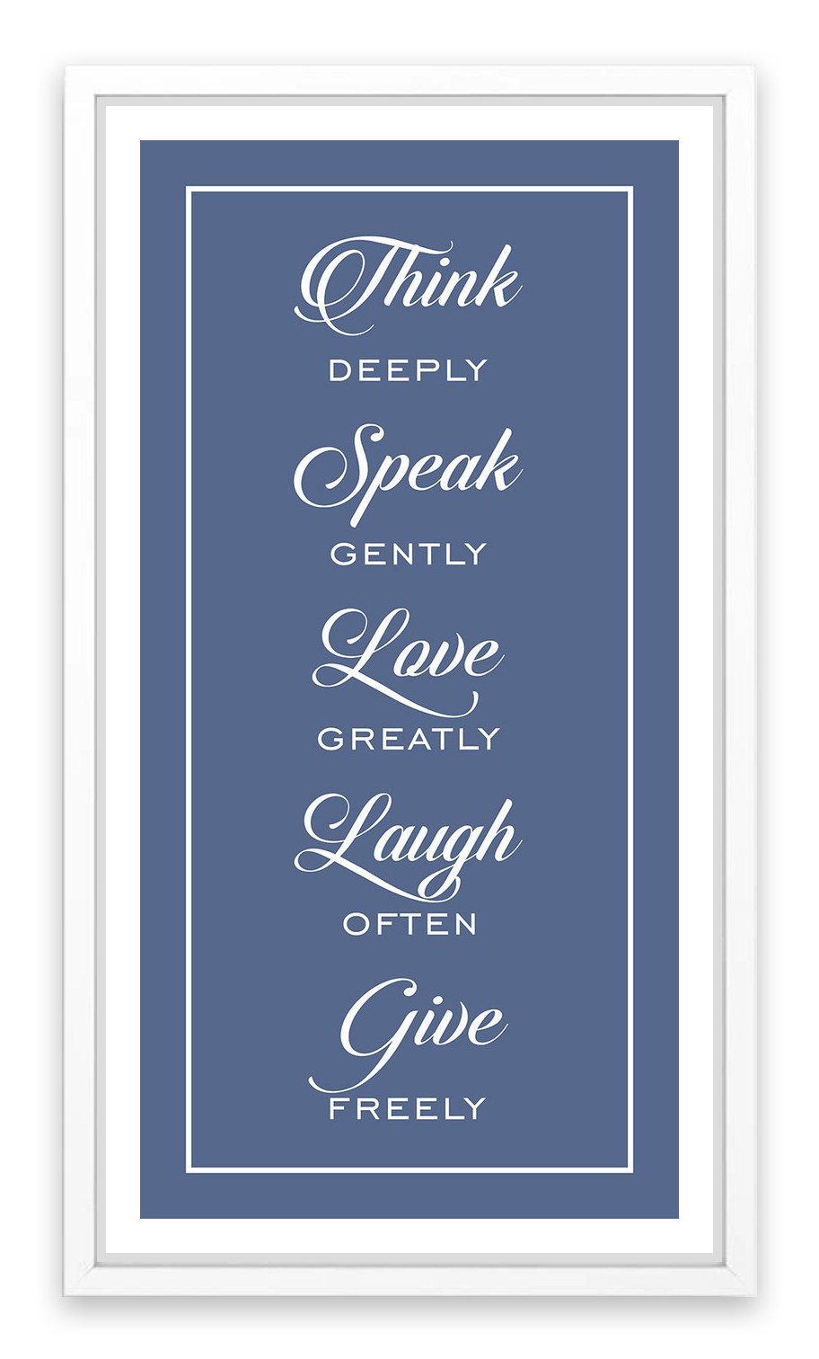 Give freely