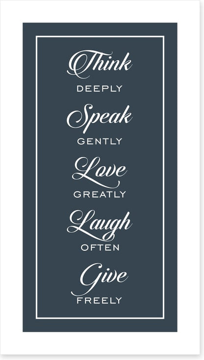 Give freely