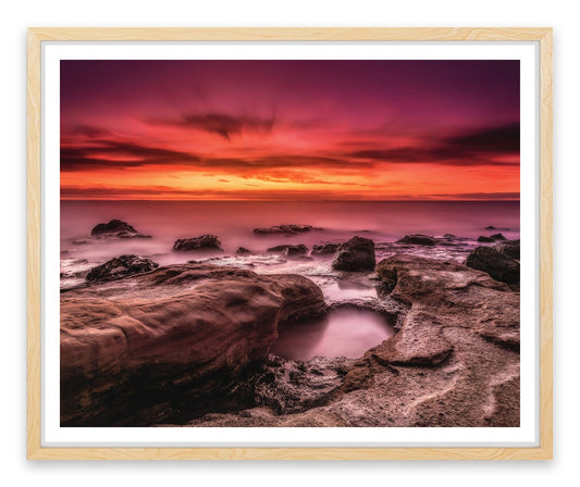 Burning skies at Black Rock