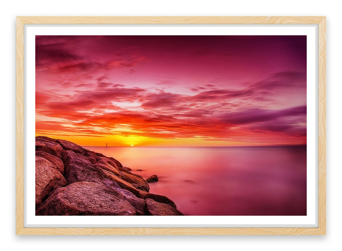 Carrum beach sunset