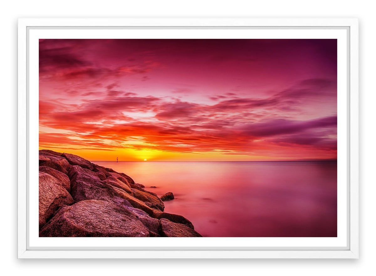 Carrum beach sunset