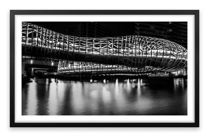 Webb Bridge at night