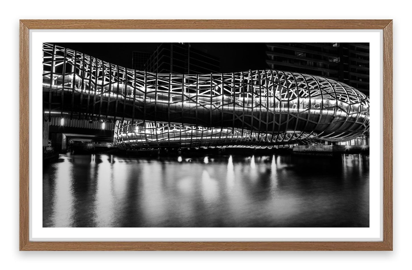 Webb Bridge at night