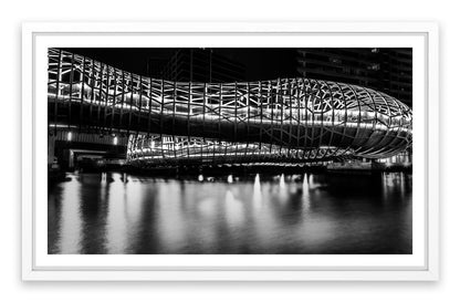 Webb Bridge at night