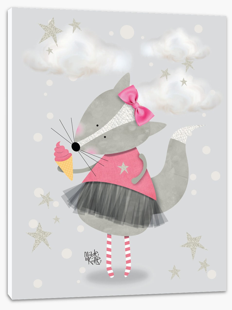 Pink ballerina fox