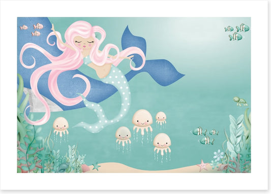 Mermaid and the whale