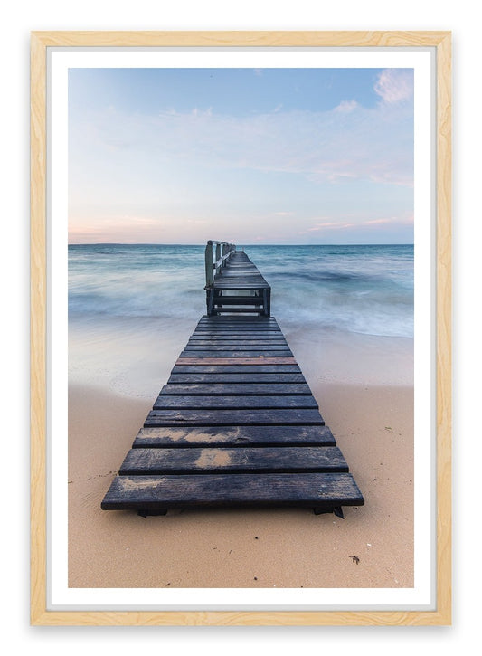 The lone jetty, Shelly Beach