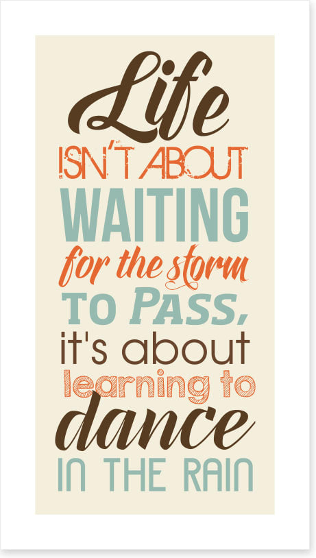 Dance in the rain