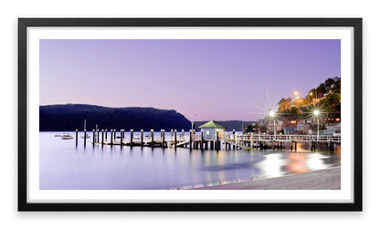Palm Beach wharf at dusk