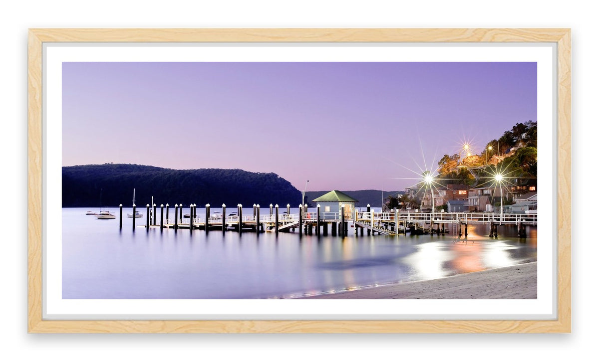 Palm Beach wharf at dusk