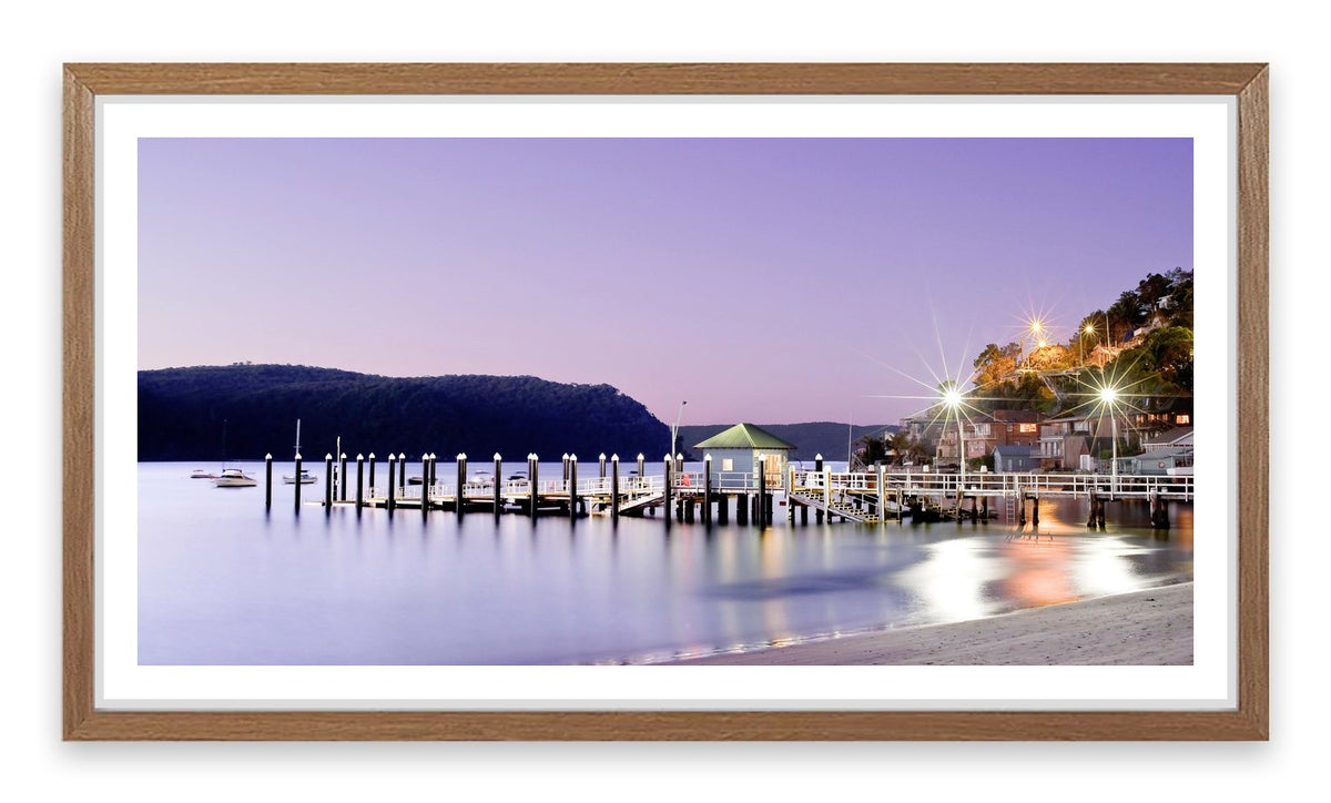 Palm Beach wharf at dusk