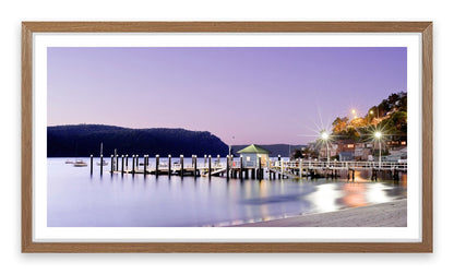 Palm Beach wharf at dusk