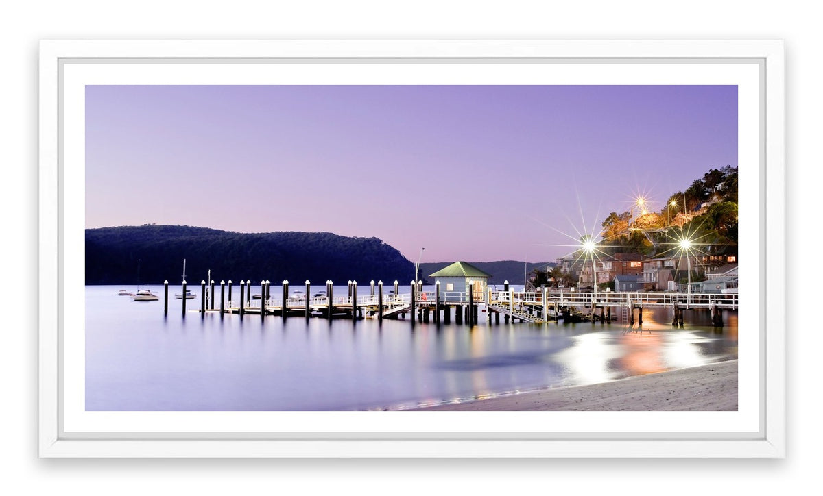 Palm Beach wharf at dusk