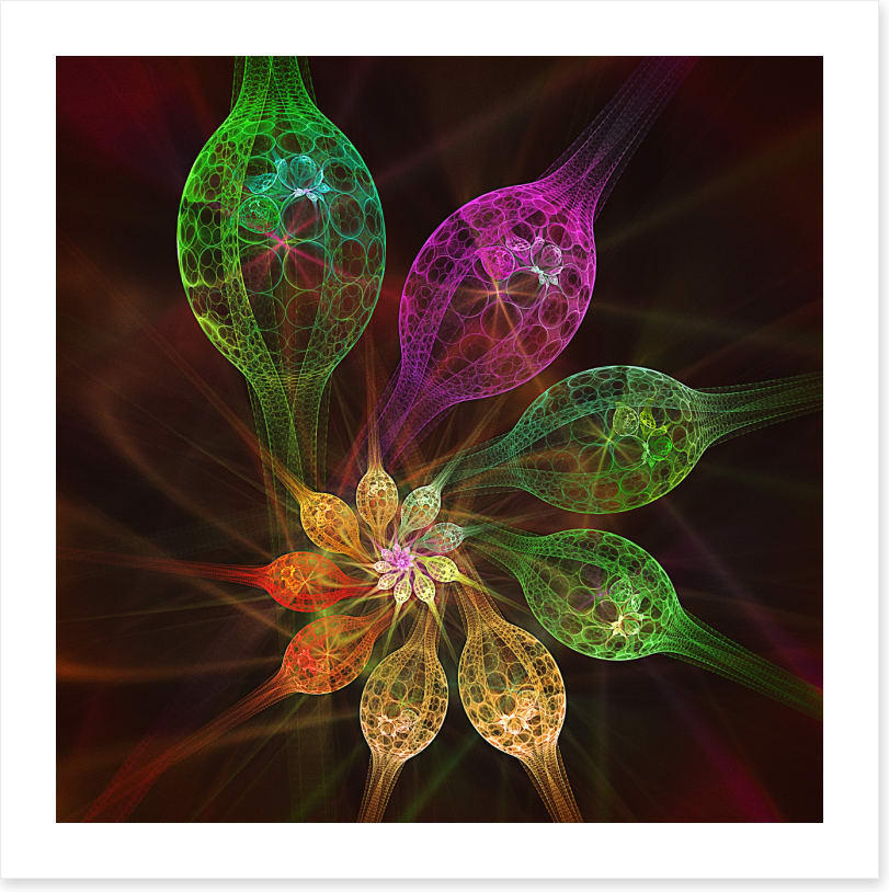 Crystal flowers