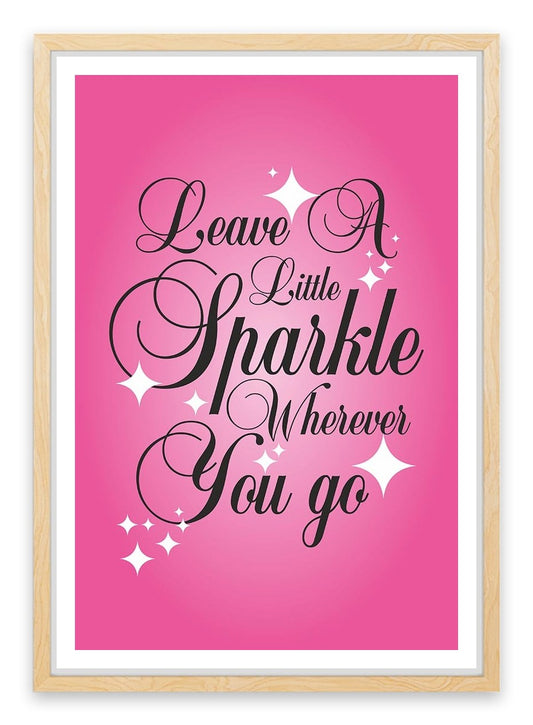Leave a little sparkle